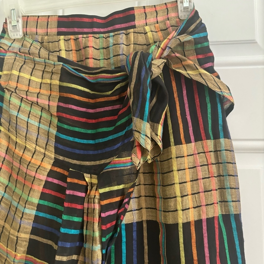 ❤️2/$15 or 3/$21❤️ Voice International Gauzy Faux Wraparound Skirt, Size XXS - Picture 3 of 10